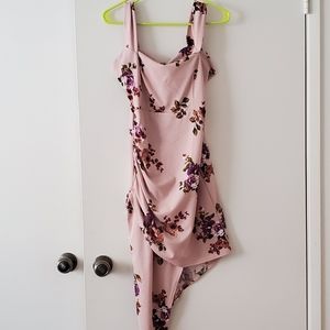 Windsor Dresses - Blush Pink Floral Asymmetrical Dress Windsor Dresses - Blush Pink Floral Asymmetrical Dress